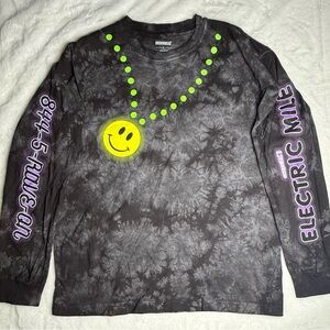 Insomniac ELECTRIC MILE EDC
Festival Long Sleeve Bleached Shirt